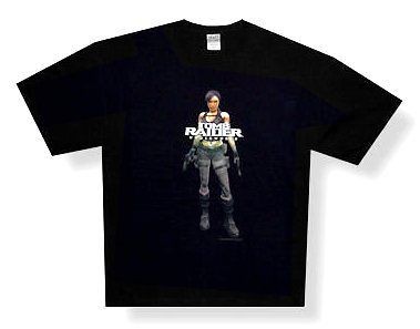 TOMB RAIDER   UNDERWORLD LARA CROFT BLACK T SHIRT   NEW ADULT SMALL