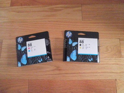 2014 GENUINE HP #88 PRINTHEADS C9381A C9382A PRO K550 K5400 K8600 