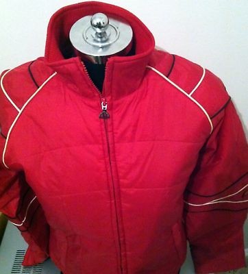 Ellesse Coats Tennis Sport Nylon Women Special Red Size L New