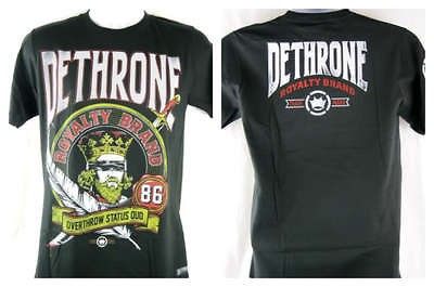 Dethrone Royalty Blind Folded Authentic Black T shirt New