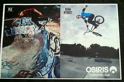 PLG Pierre Luc Gagnon Vert Skateboard and Ryan Nyquist BMX Osiris 