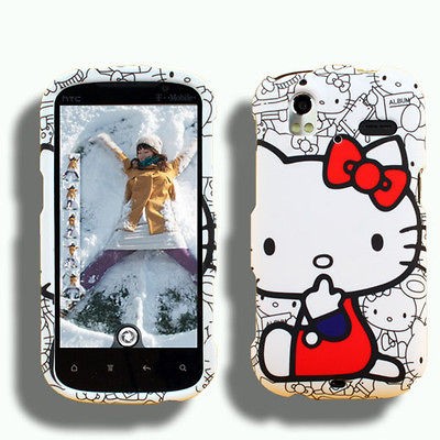 Case for HTC Amaze 4G Hello Kitty T Mobile Cover Skin Holster Hello 