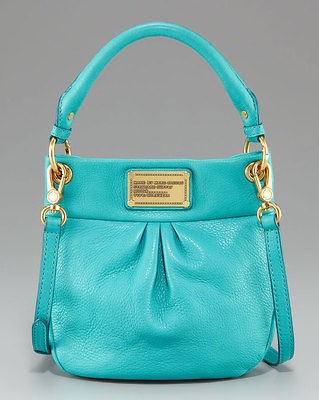   by Marc Jacobs Classic Q Mini Hillier Hobo Bag Aqua AUTHENTIC   $268