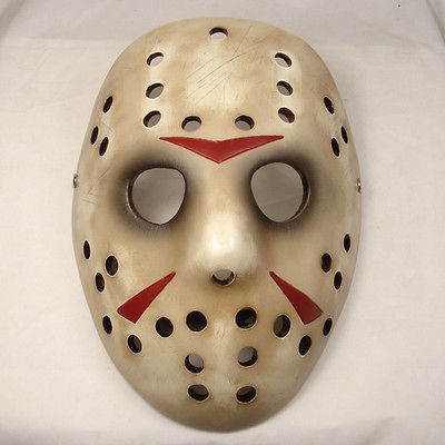   Replica Yellow Friday the 13th Killer Jason Hockey Mask Halloween JH05