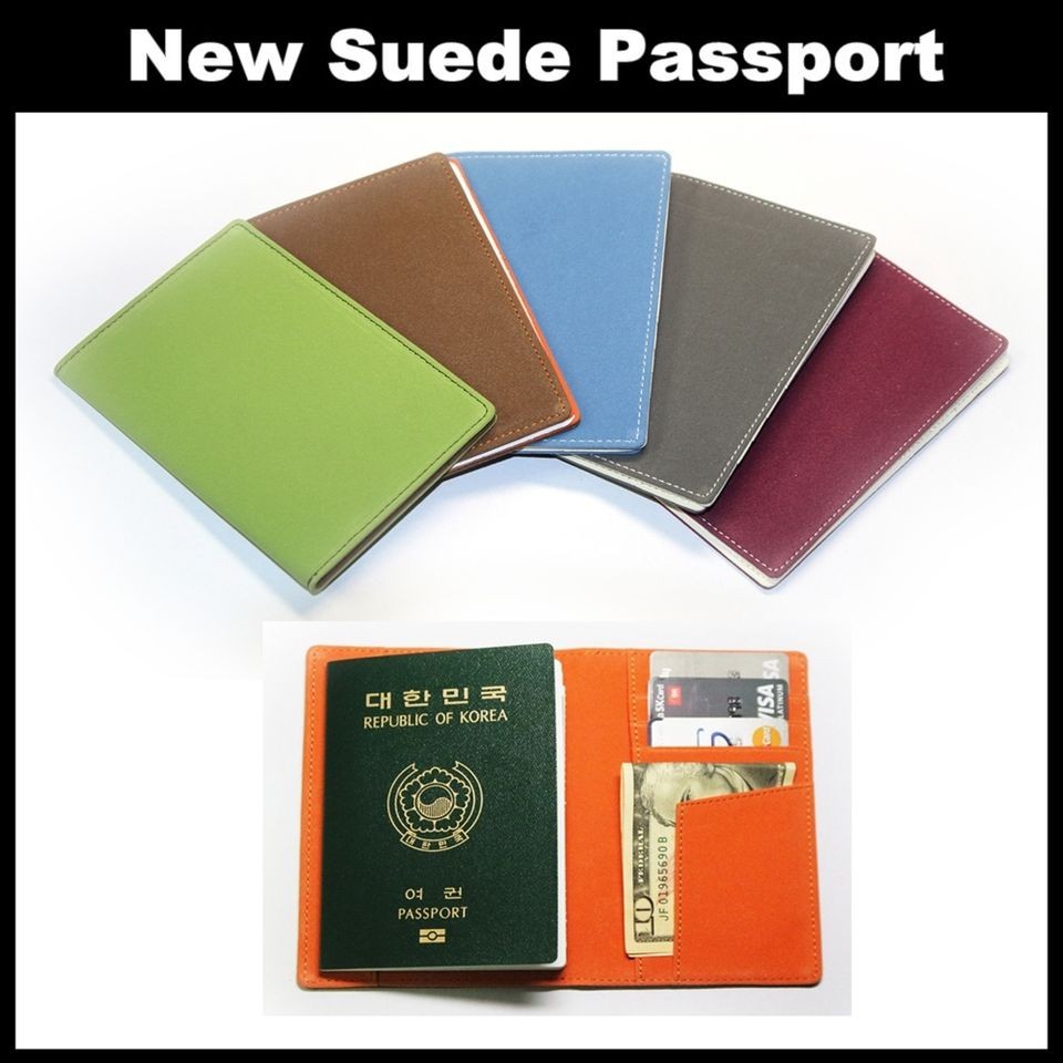 NEW VINTAGE FASHION PASSPORT HOLDER CASE LEATHER TRAVEL JOURNEY 