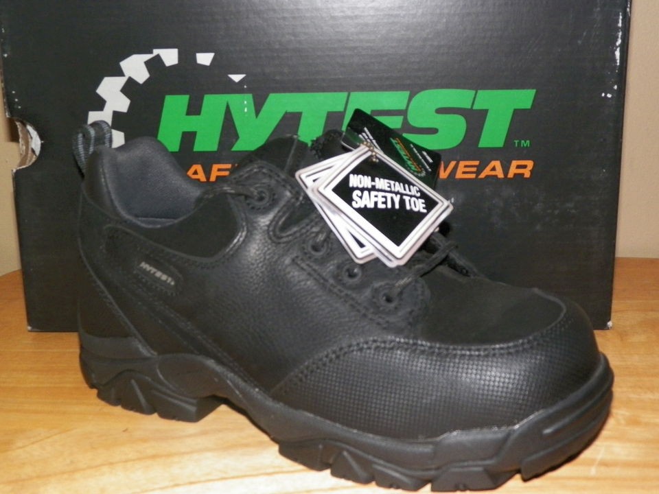 NIB Womens Hytest Slip Resistant Composite Toe Shoes Szs 6 8 Reg $130 