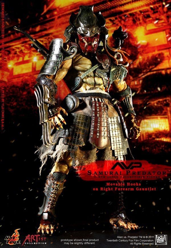 Hot Toys Alien Vs Predator Samurai Predator 1/6 Figure