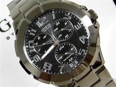 GUESS 11511G1 Black IP STAINLESS WATERPRO NEW U11511G1