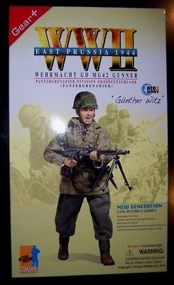 Dragon 1/6 Gunther Witz Wehrmacht GD MG42 Gunner, new MIB item 