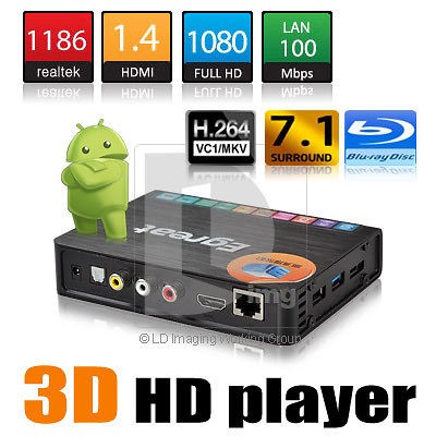 Egreat R6S 3D 1080p RTD1186DD H.264 HD Android HDMI 1.4 Video Wifi 