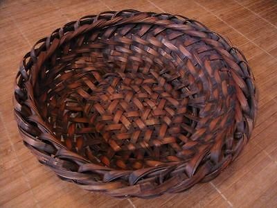 JAPANESE OLD BAMBOO IKEBANA BASKET