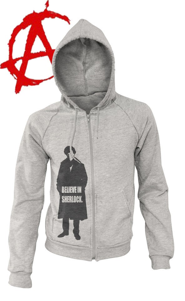 Sherlock Hoodie Believe in Sherlock Hoodie I Am Sherlocked Sherlock 