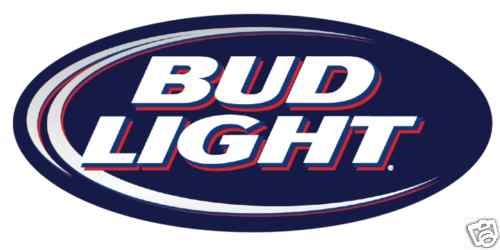 Bud Light Vinyl Sticker Decal 18 (full color)