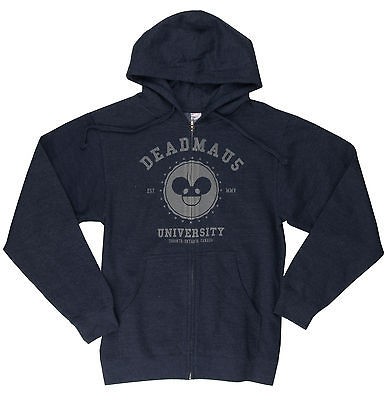 Deadmau5 Heather Navy Deadmau5 University Hoodie Men 3603