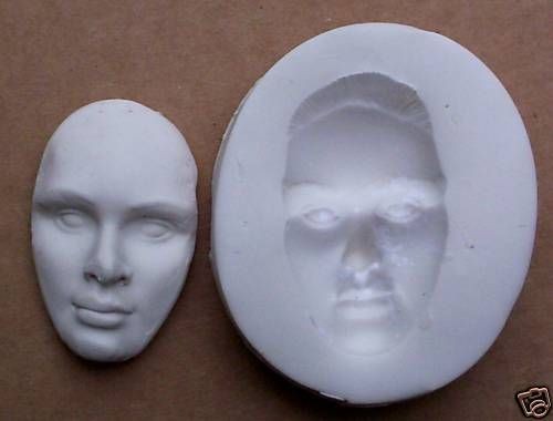 GODDESS PRETTY LADY FACE art doll #1 CNS polymer mold