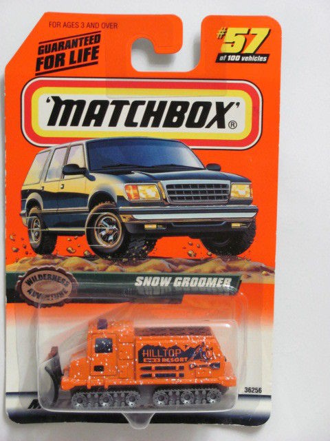 MATCHBOX 1999 #57 OF 100 SNOW GROOMER   WILDERNESS