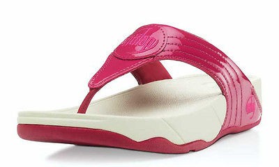 NEW FitFlop Walkstar 3 Patent Fushia # 029 058 size 8