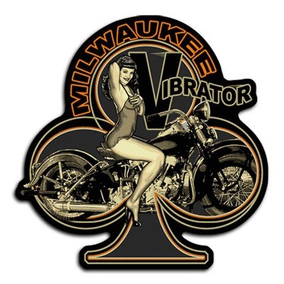 BIKER SPADE PIN UP PATCH (XXL) 10 INCH PATCH