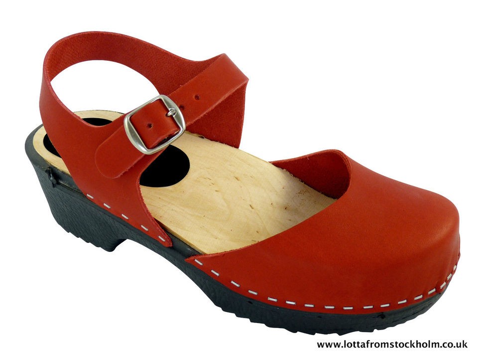 CLOGS Swedish Soft Sole Mary Jane Style Clogs