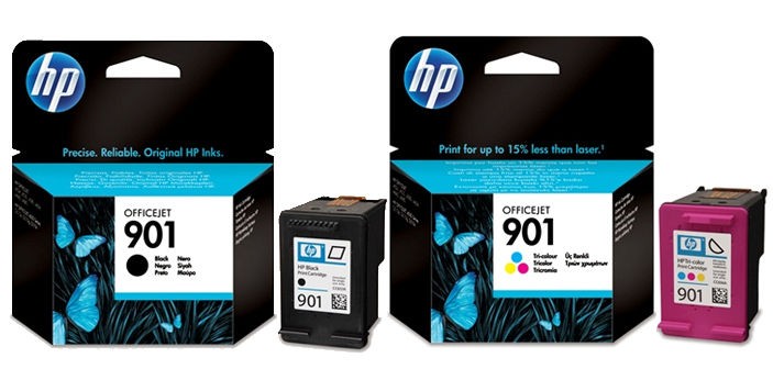 genuine hp 901 ink cartridges cc653ae cc656a e for