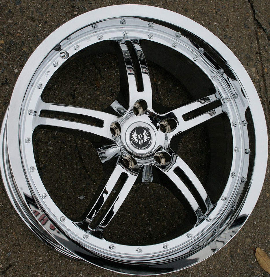 STERN JOCK FACE 19 CHROME RIMS WHEELS AVALON 95 up / 19 x 8.5 5H +45