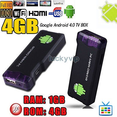 MK802 A10 Android 4.0 TV Cloud Stick Wifi Internet HDMI 1080P 4GB 