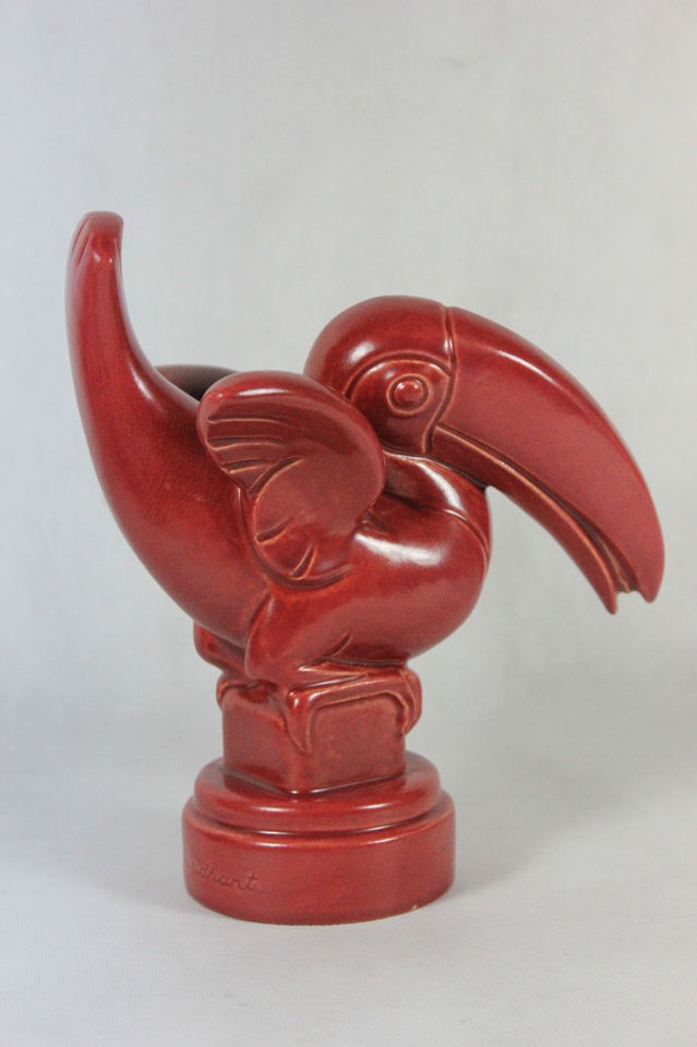 SVEND LINDHART POTTERY TOUCAN ART DECO STYLE C.1950+