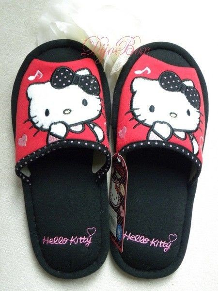 Sanrio HelloKitty Home Bedroom Audlt Comfortable Slipper 26cm