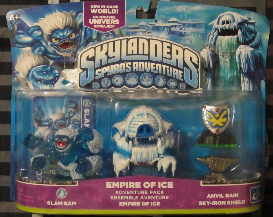   Spyro Adventure EMPIRE OF ICE Adventure Pack SLAM BAM IN HAND