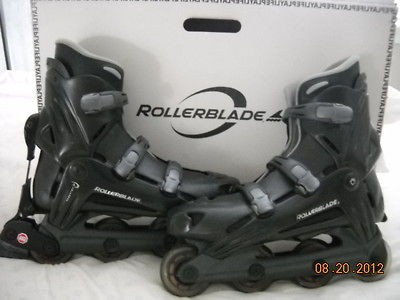 MENS ROLLERBLADE TRIAX INLINE SKATES  12US/ 11UK  74mm/80A   ABEC 3 