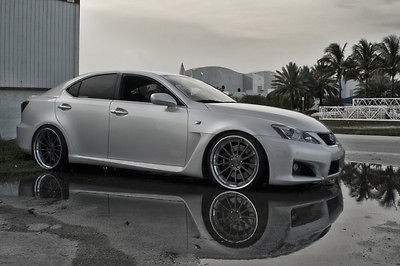 Lexus ISF IS F IS on HRE Wheels HD Poster Sports Sedan Print multi 