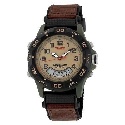   Combo Watch, 100 Meter WR, Indiglo, Nylon Strap, Alarm, T45181