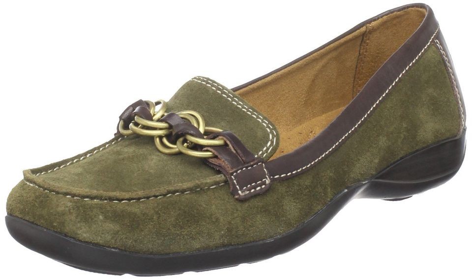 NATURALIZER OLIVE SUEDE LEATHER (CARLENE)