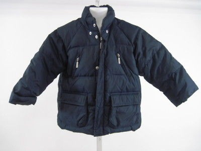 IL GUFO Girls Navy Puffy Down Coat Jacket Sz 3