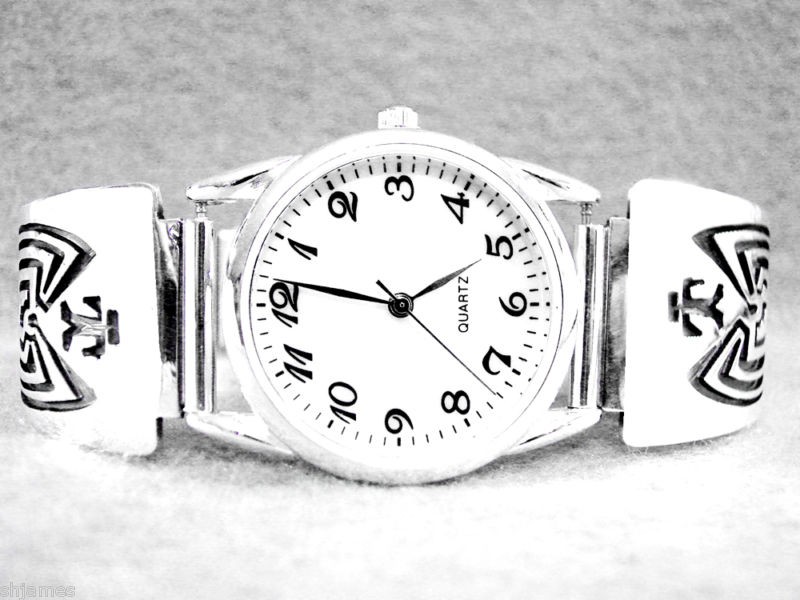 Mens Watch Man in the Maze Navajo Sterling Silver