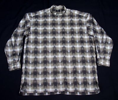 ISSEY MIYAKE im product Shadow Plaid Mens Casual Shirt Sz. S M 