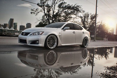 Lexus ISF IS F IS on HRE Wheels HD Poster Sports Sedan Print multi 