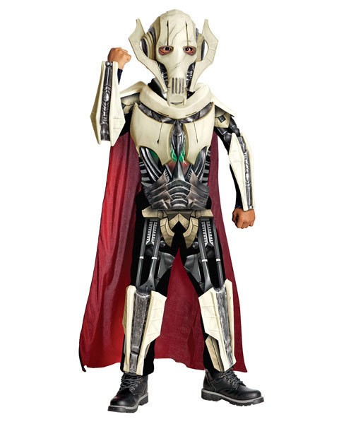 deluxe star wars general grievous boys costume