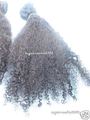 Virgin remy Malaysian hair 21 22 inches long Kinky Curly