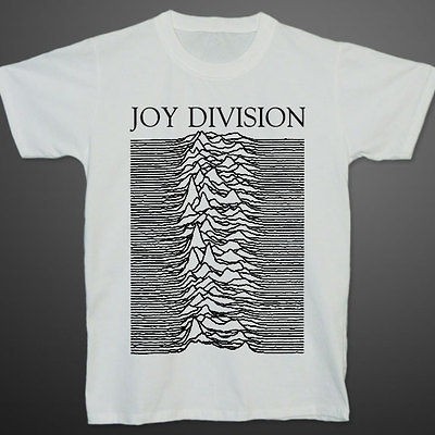 JOY DIVISION UNKNOWN PLEASURES Ian Curtis T shirt S