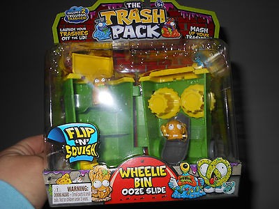 trashies trash pack wheelie bin ooze slide 