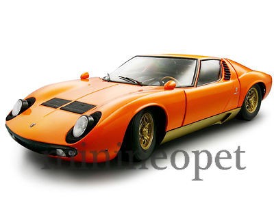 KYOSHO LAMBORGHINI MIURA P400S 1/18 DIECAST ORANGE