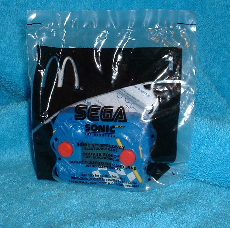 2003 McDonalds Happy Meal SEGA SONIC Sonics Speedway electronic 