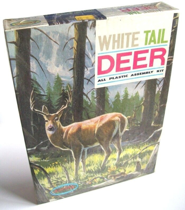 AURORA KIT No. 403 100 WHITE TAIL DEER, 1963, RARE