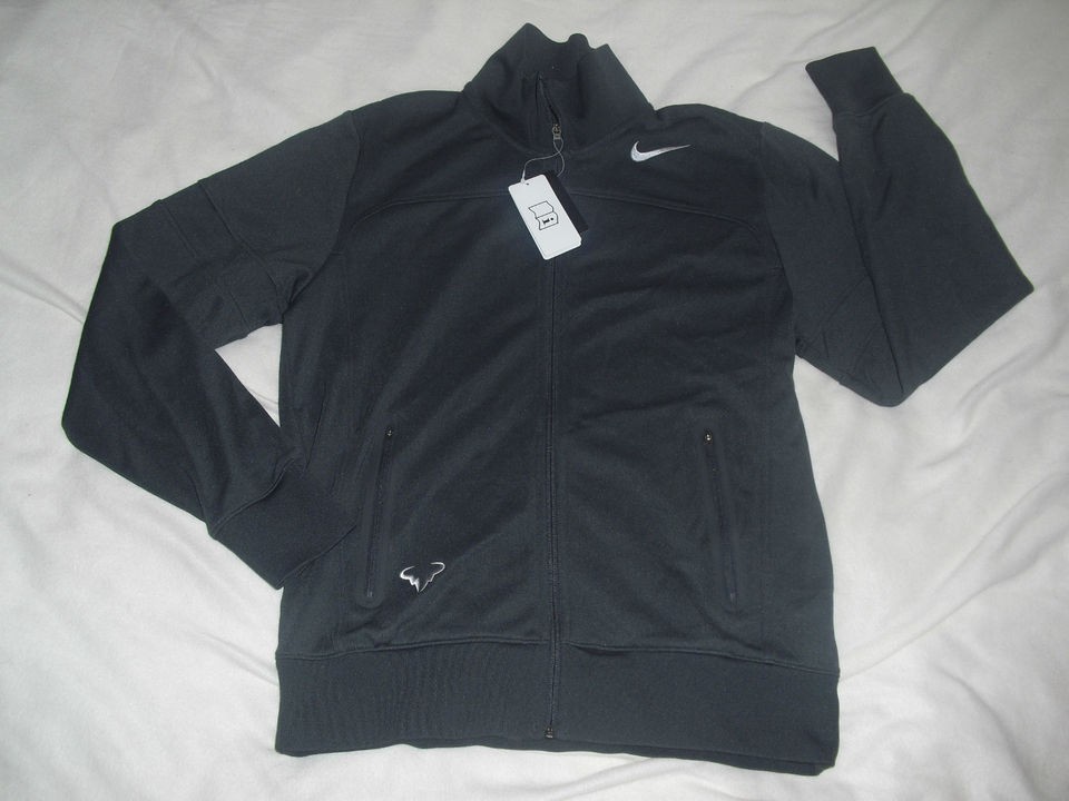 Nike Rafa Nadal Ace Track Jacket sz M 424981 061 new anthracite tennis