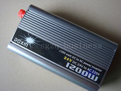   wave Power inverter 1000W Peak 2000W DC 24V AC 220V power converter