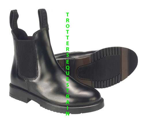 new childs size 2 horse riding jodhpur/jodphur boots black childrens