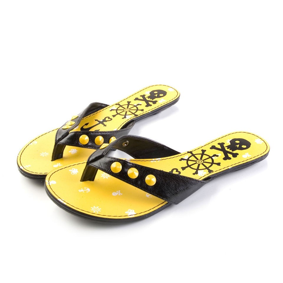 Iron Fist Shoes   Polka Party Flip Flops