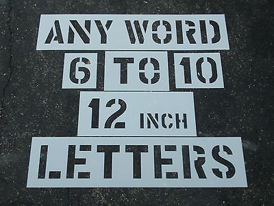 WORD (10) 12 Letters NO PARKING FIRE LANE VISITOR RESERVED Parking 