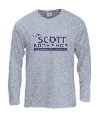 Keith Scott body shop service and repair Long Sleeve T Shirt one tree 